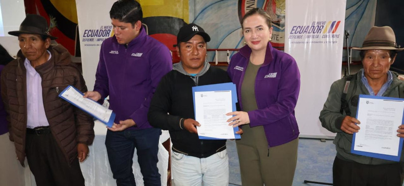 Más de 46 juntas del agua ya cuentan con resoluciones de personerÃa jurÃdica y registros de directiva en Chimborazo.